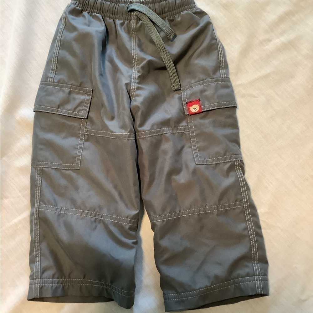 PLEASE Mum grey pants with fleece liner. Size 2T.